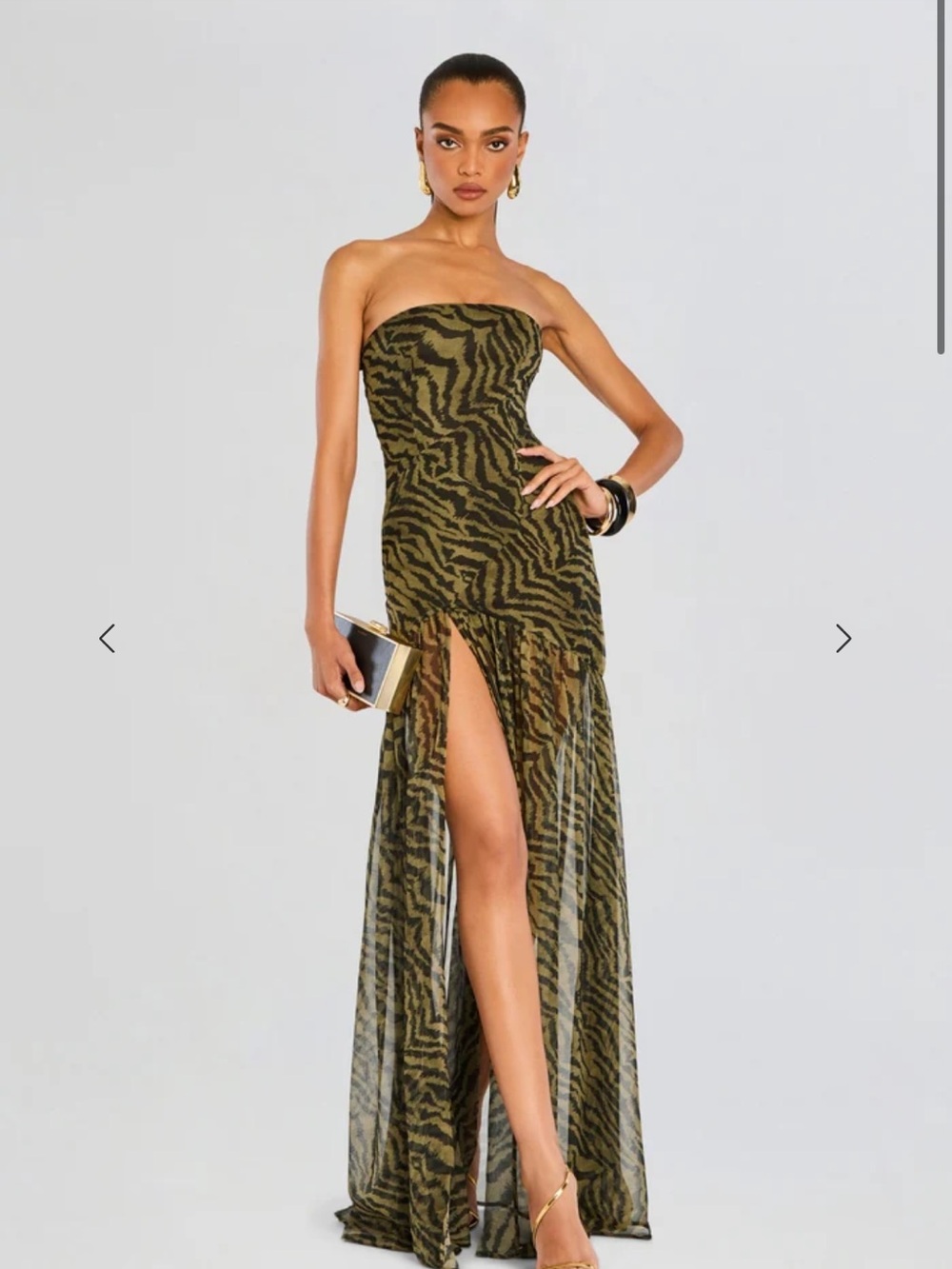 Retrofete NICOLE SILK CHIFFON DRESS
